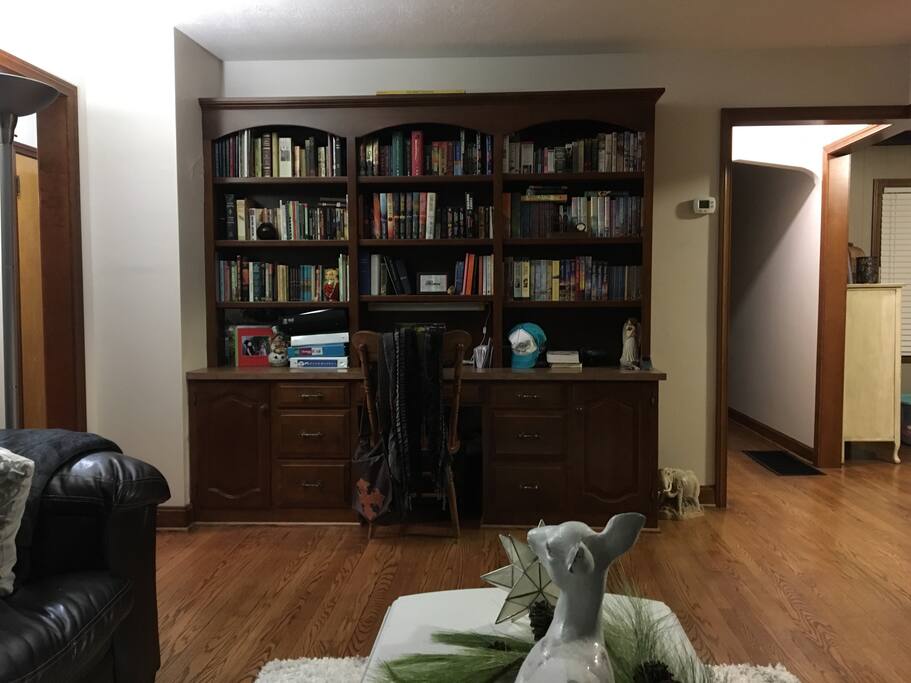 Relax in the lounge with a good book or a movie.