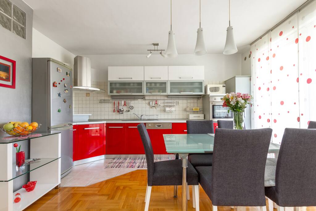 Kitchen and dining place