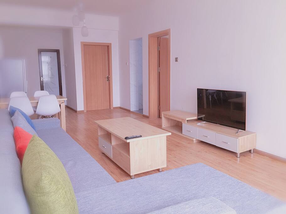 Simple clean and spacious living room