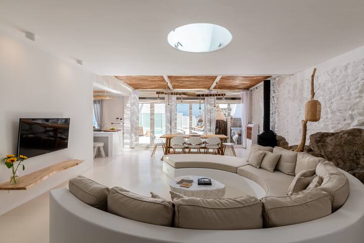 Ocean View Villa Mykonos Center 3 Min Walk to Town gallery image 4