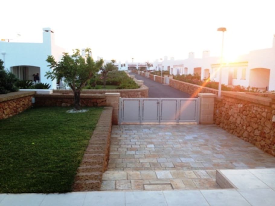 Garten, Entrée