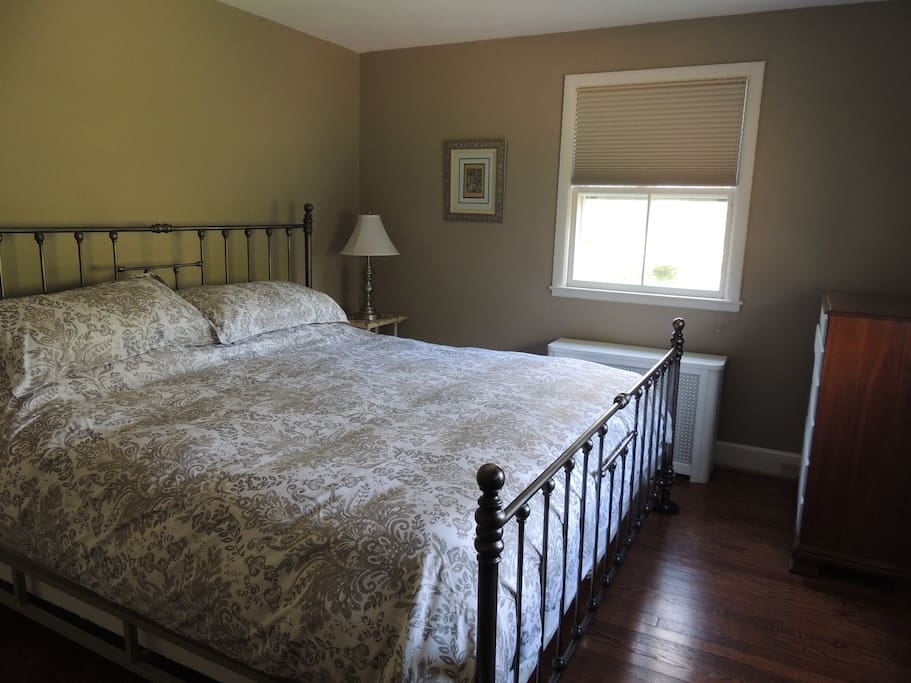 Bedroom #1 with king sized bed