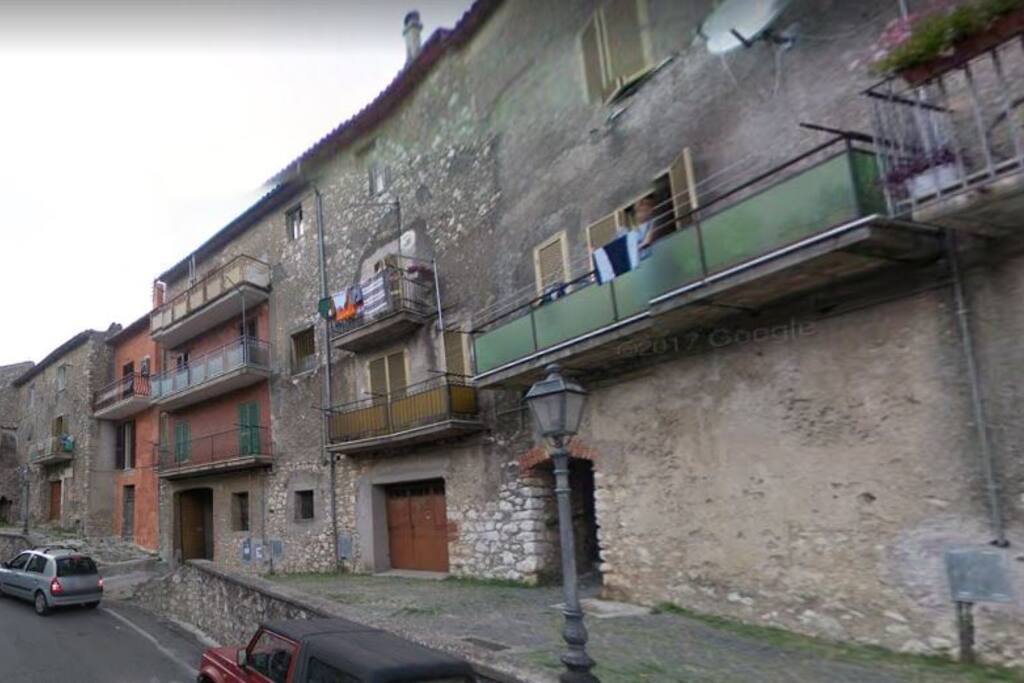 Vista di fronte