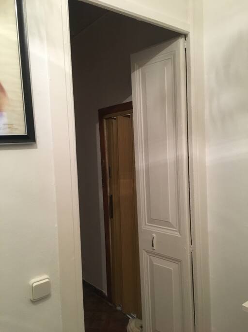 The room is set off to the side with the wc just steps away, allowing more privacy!