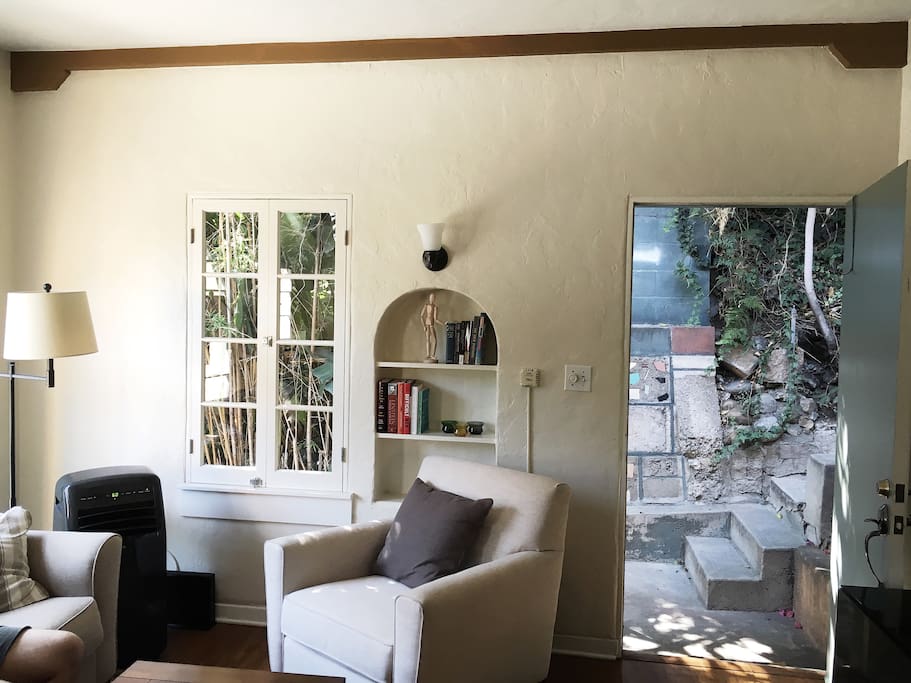 Comfortable Living Room with Lots of Natural Light
