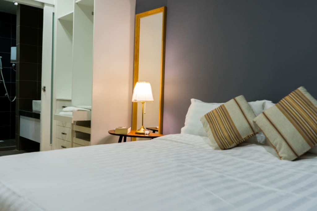 Bedroom with King size bed