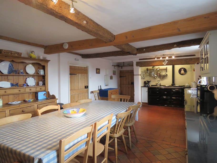 Farmhouse Kitchen with Aga