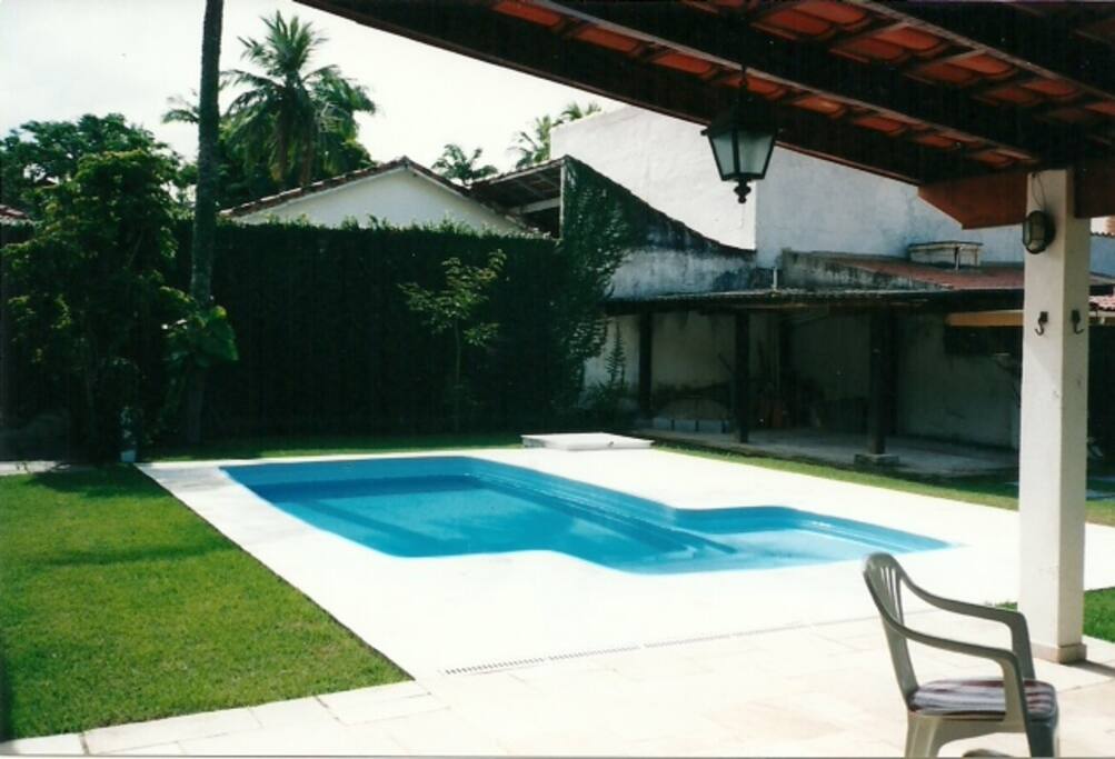 piscina e garagem