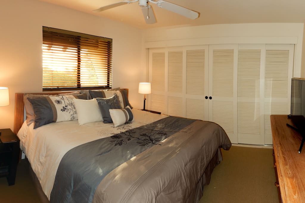King size bed in Master