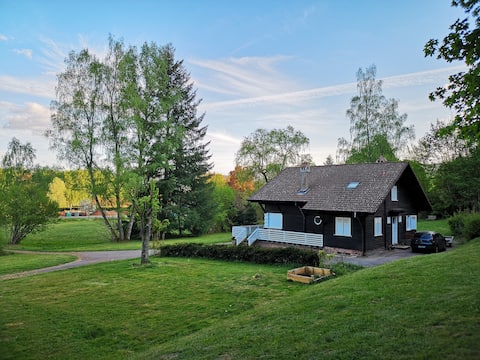 Quiet cottage with very large garden, not overlooked.