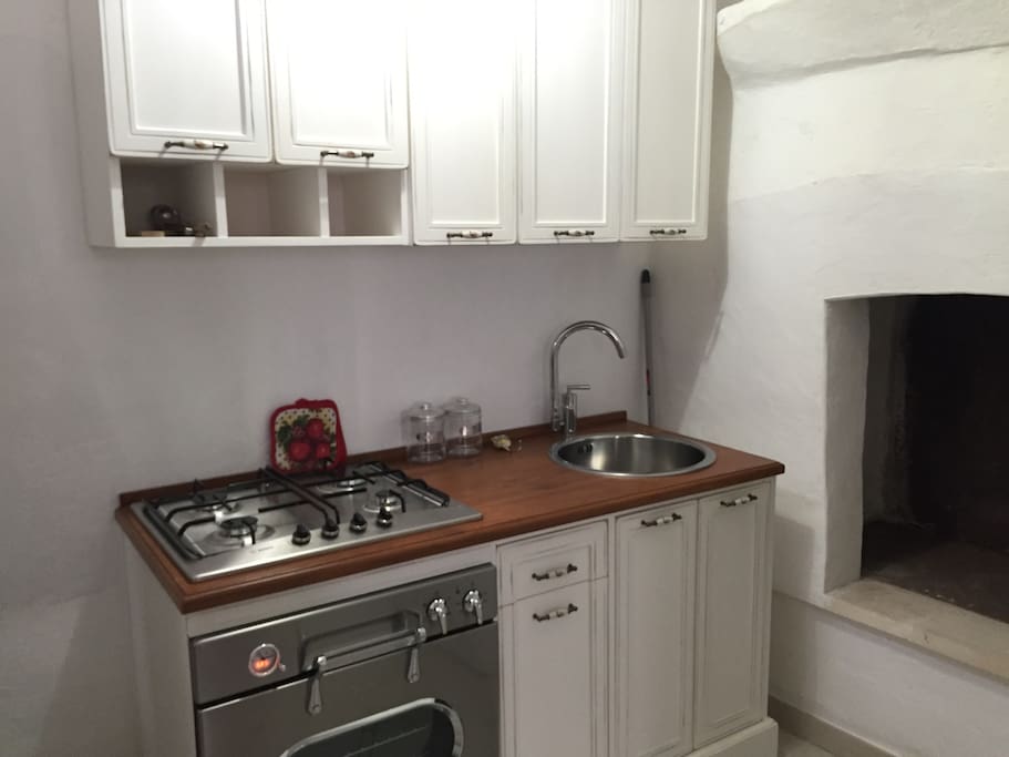 Cucina e camino