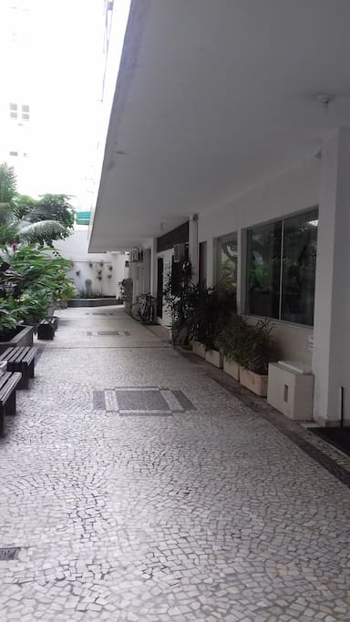 Parte externa do prédio