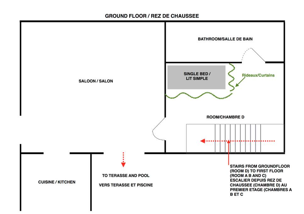 Plan rez-de-chaussé / Ground floor layout
