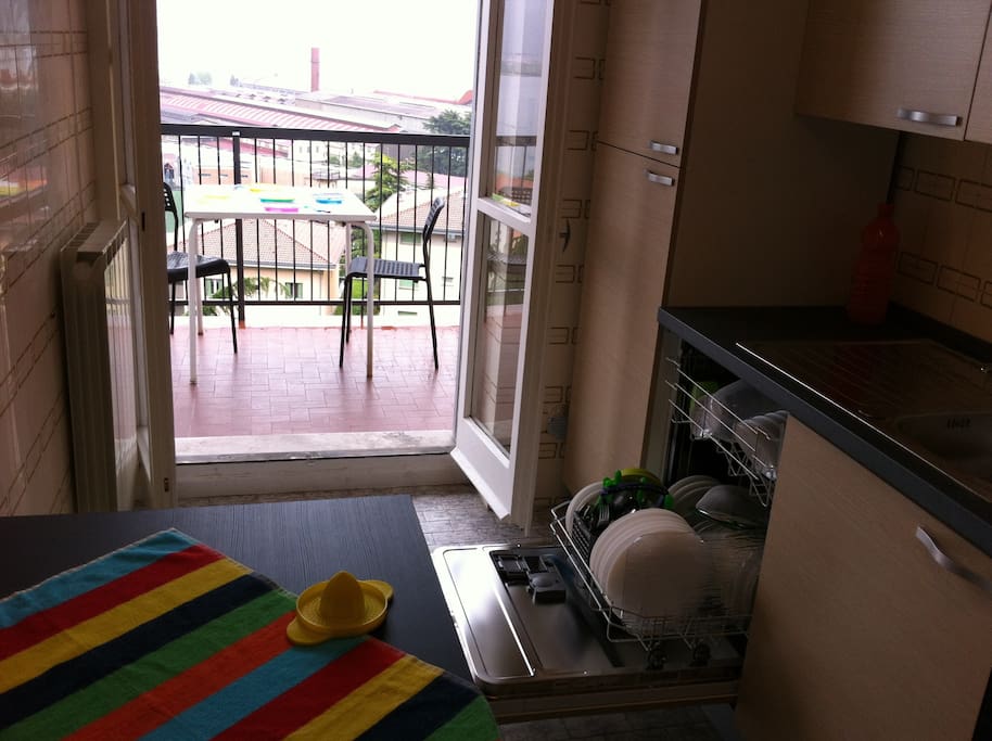 CUCINA con vista LAGO