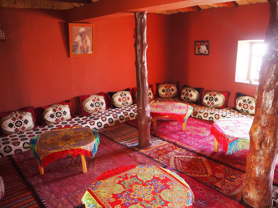 Another of our communal areas. This one has a TV and air-conditioning.