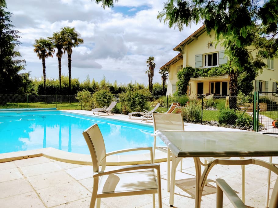 Terrace by the pool