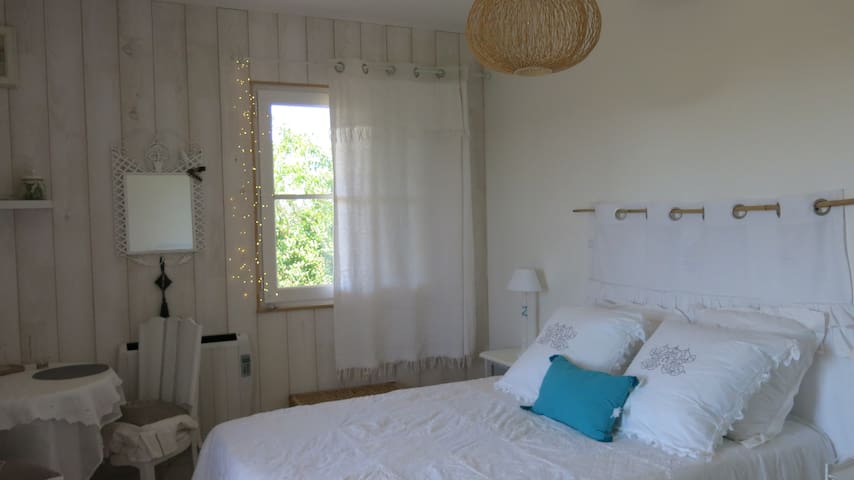 Chambre cosy au calme avec vue imprenable