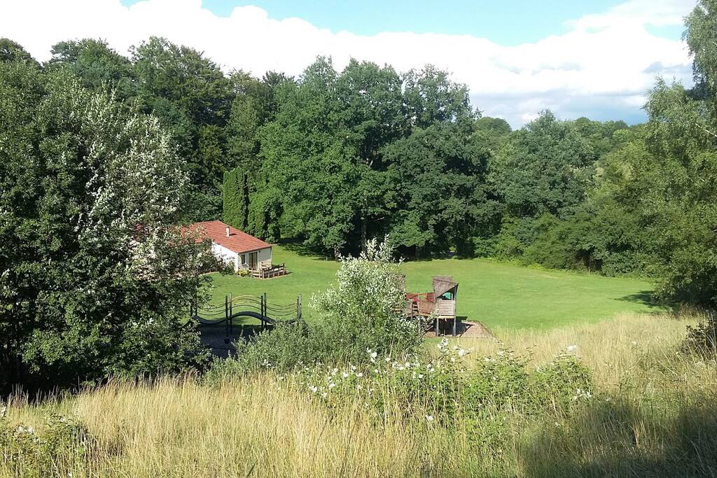 Zicht op de vallei