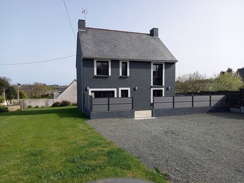 Renovated beachfront house