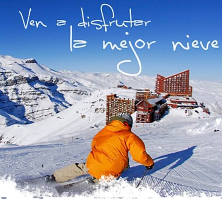 Venha desfrutar da melhor neve
Come and enjoy the best snow