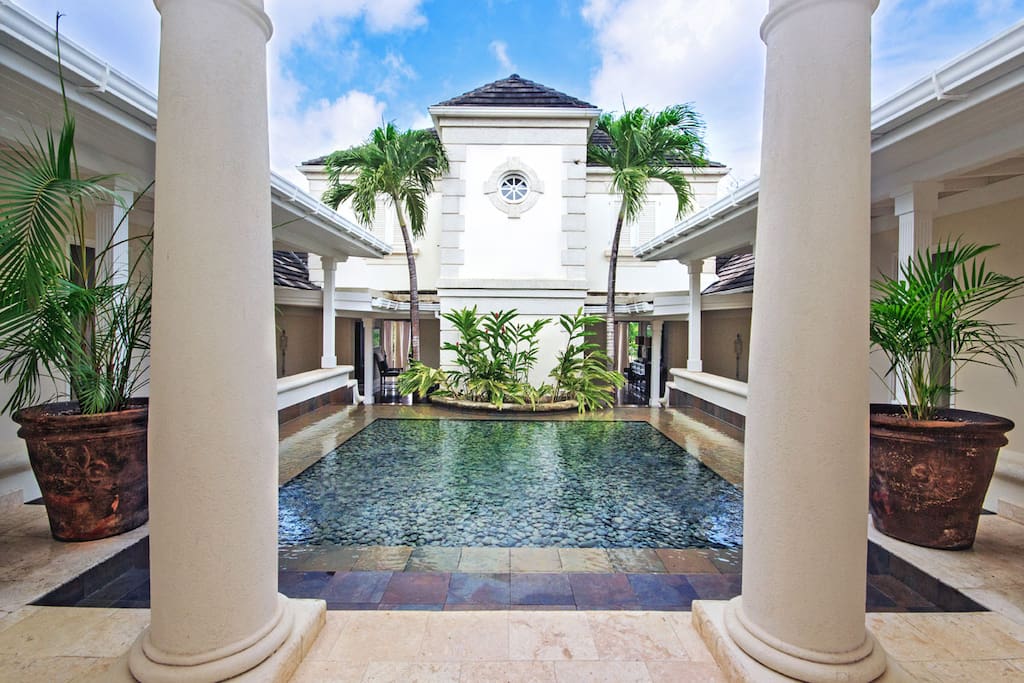 Royal Westmoreland-Lelant: This beautiful entrance sets the tone for the rest of the house