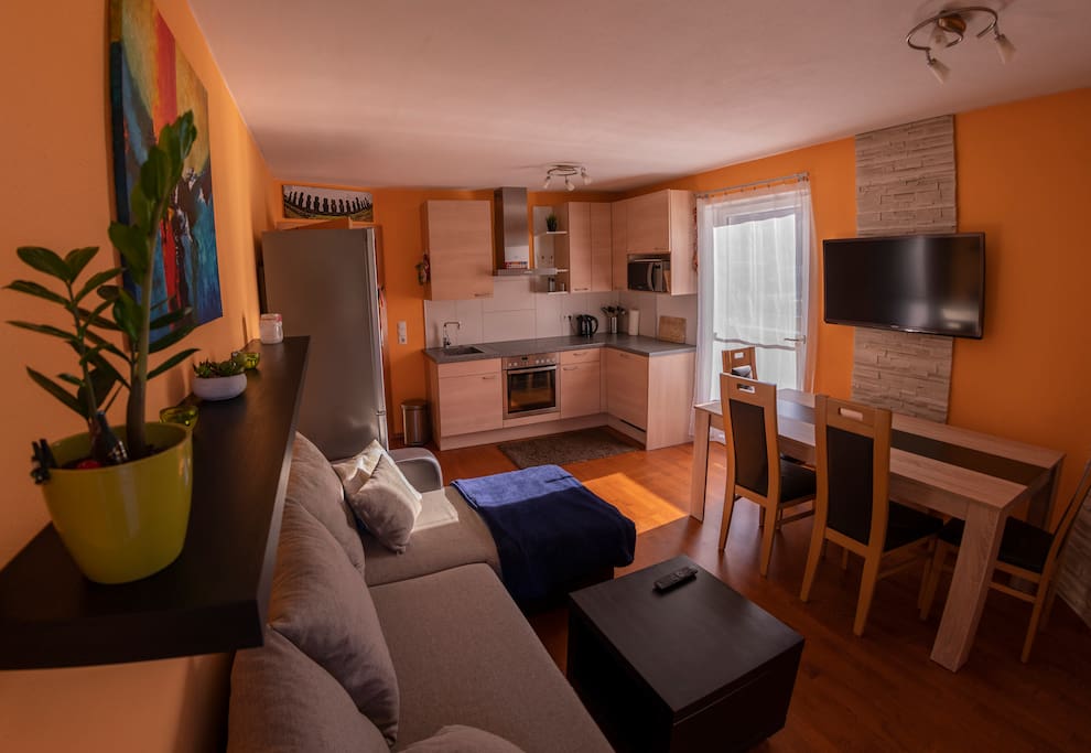 Dining room with Kitchen