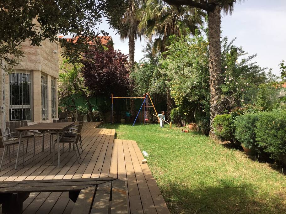 Surrounding garden