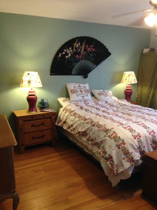 Spacious 14' x14' master bedroom with attached master bath.
