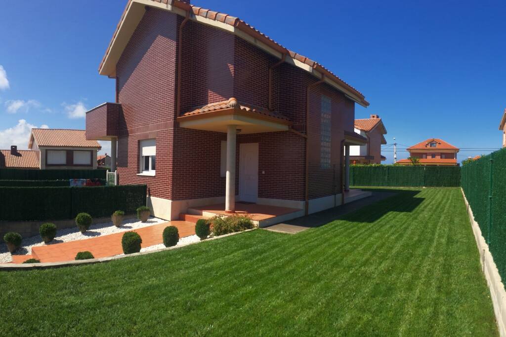 La entrada a la casa