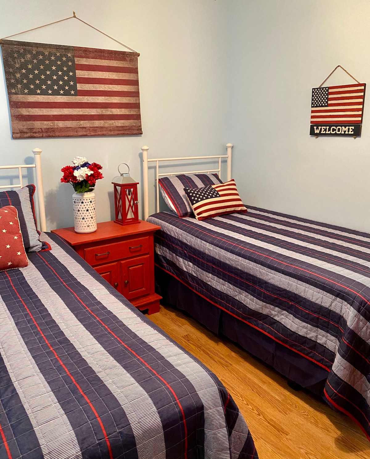 我们的「美式客房」。 