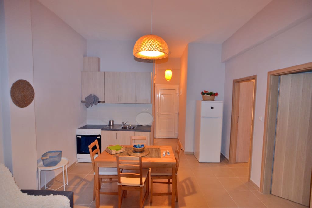 Kitchen + Living Room