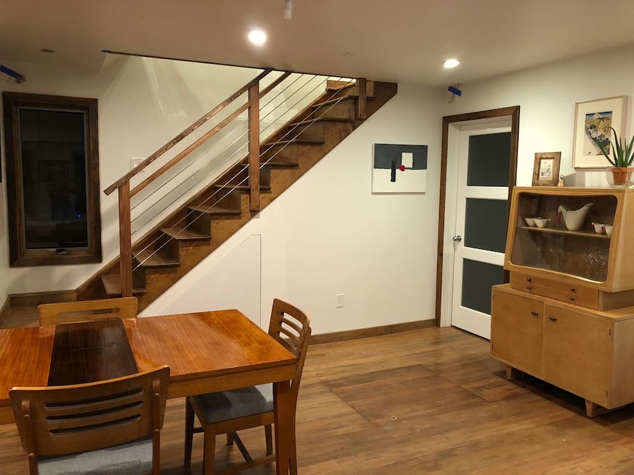 Open floor plan for family gatherings.