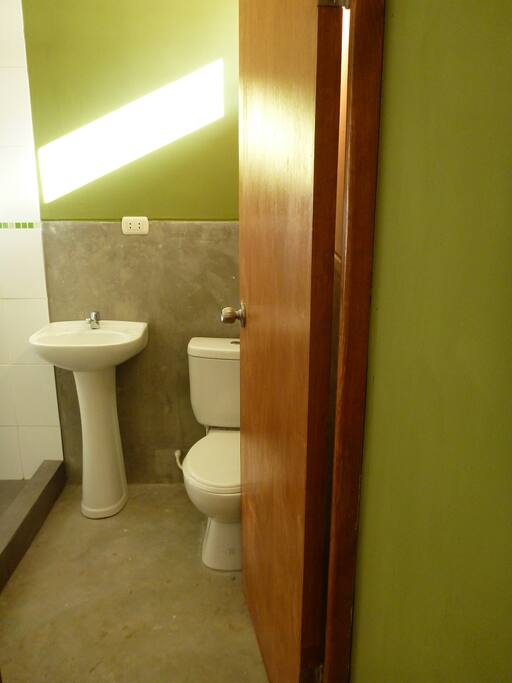 The bathroom