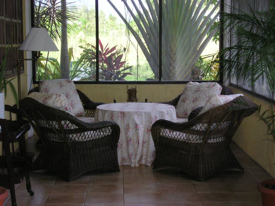 Inside balcony