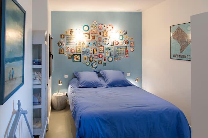 Dhoma e gjumit 1 me krevat dopio "queen"