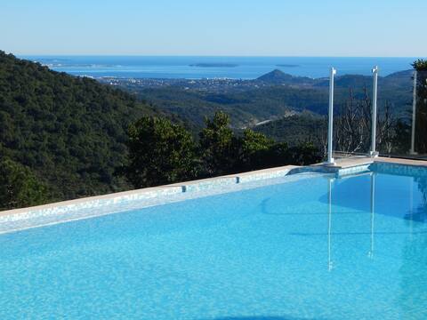Luxury Villa, See View Cannes Bay, Tennis Court,CA