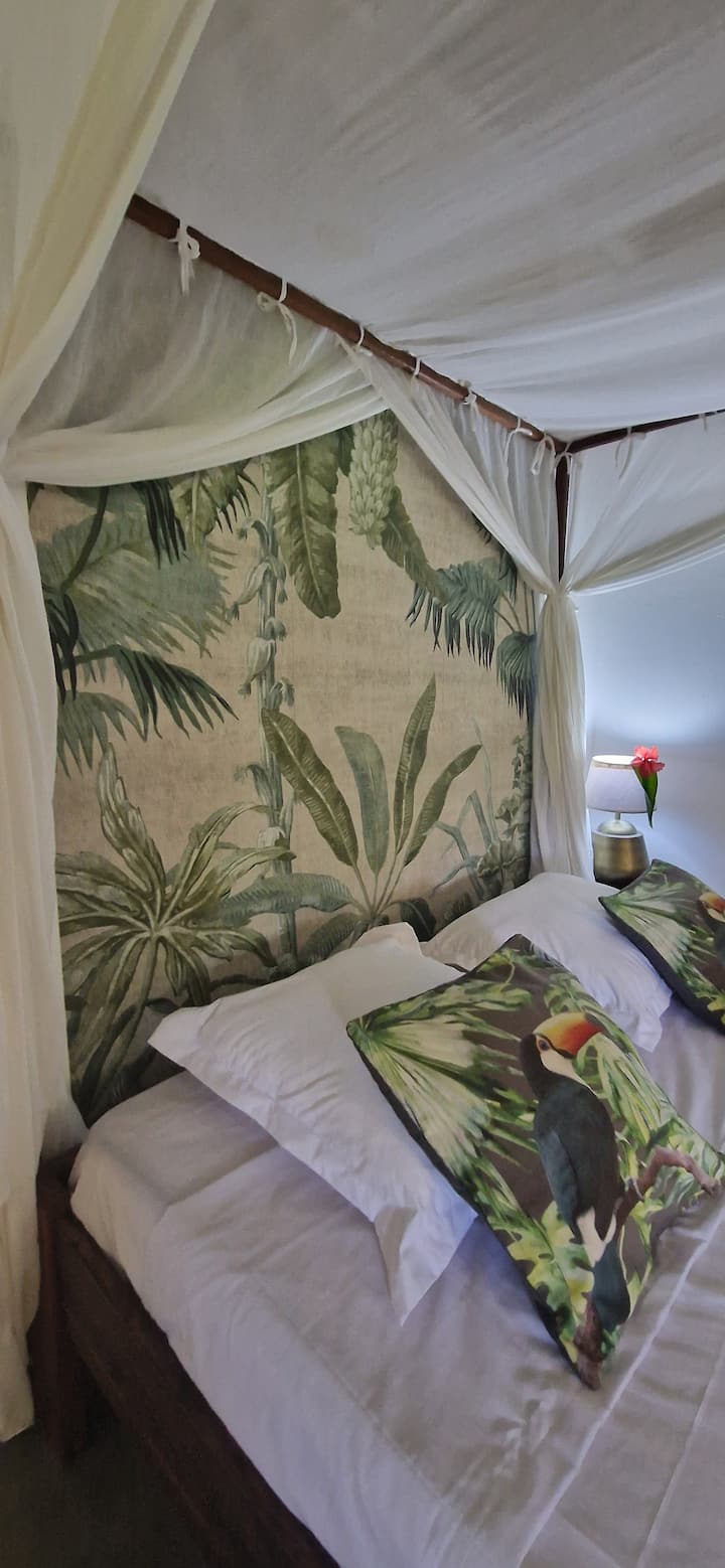 Habitación 3 Suite familiar con vistas al jardín para 4 personas 