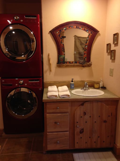 Laundry facilities for your use with complimentary detergent.