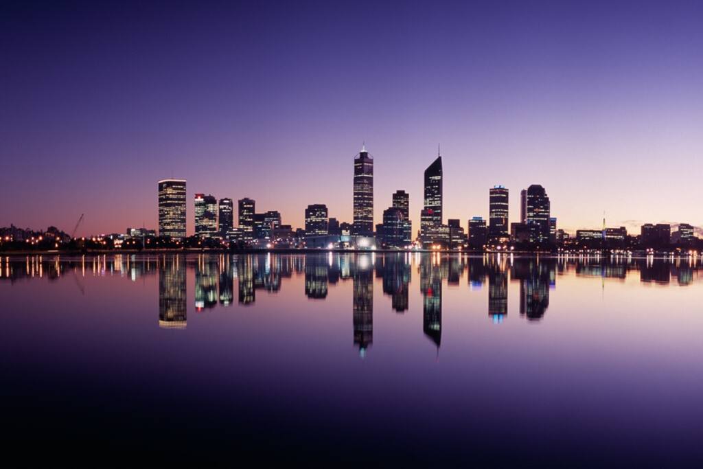 Perth City - 25 minutes on train