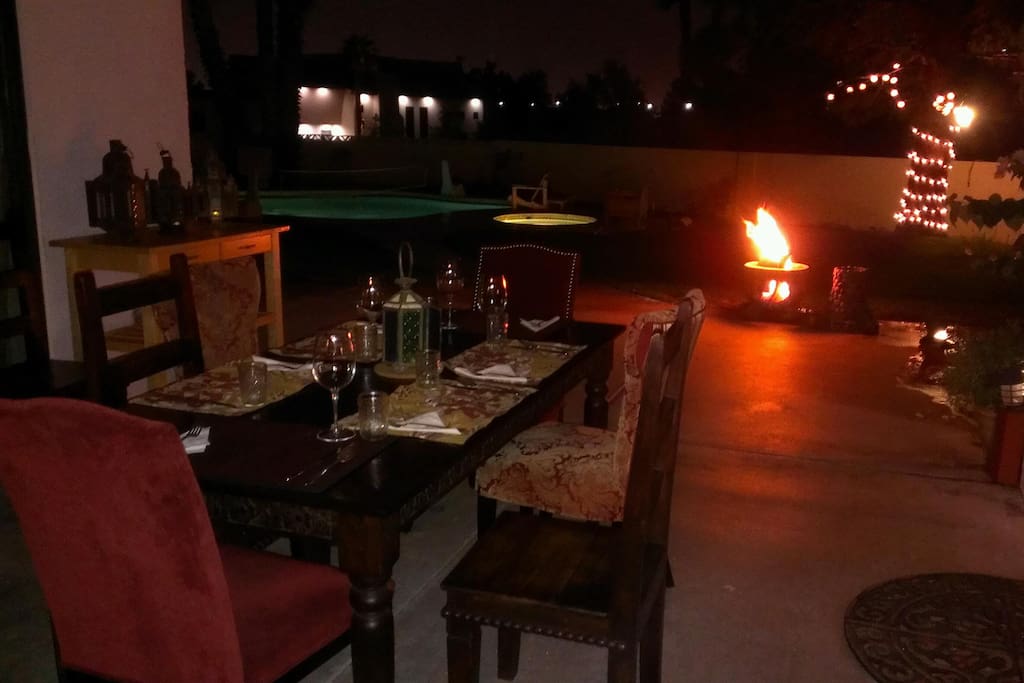 Outdoor dining