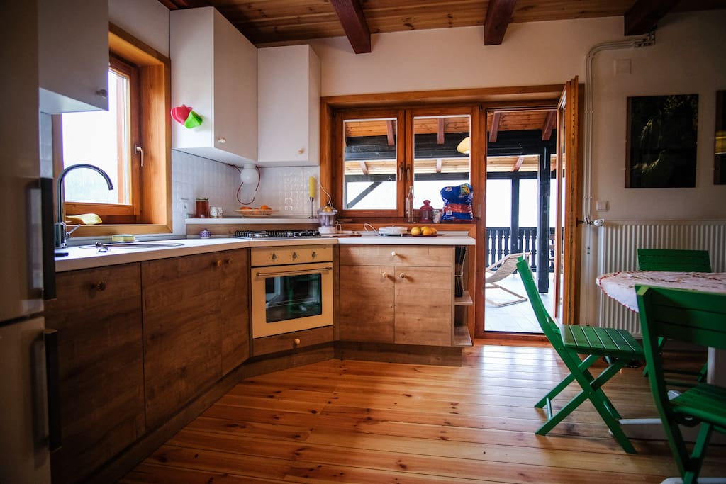 Fully equipped kitchen - stove, oven, dishwasher, fridge, freezer, toaster, blender, mixer, kettle... all you might need to make a # course lunch for 12 or quick yummy cupcakes for your darlings.