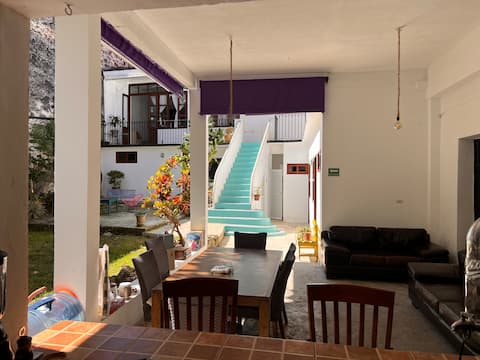 Accommodation at Hostal Xalapa (1 double room 4 people max)