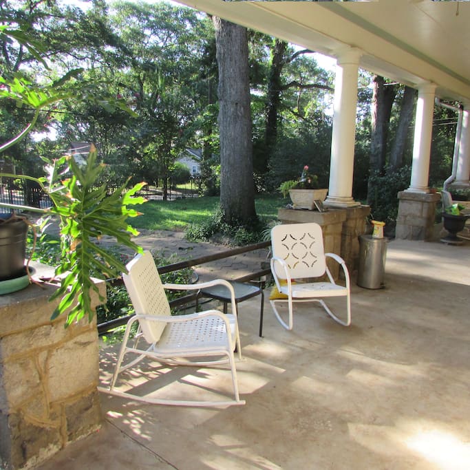 enjoy your morning coffee or tea on the spacious covered porch.