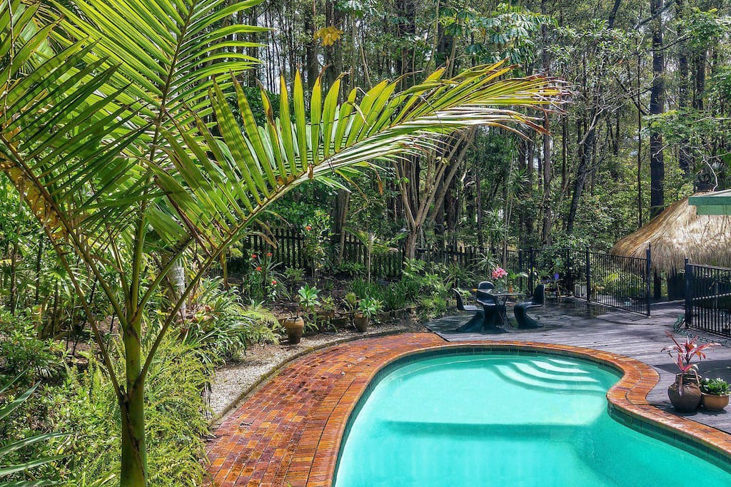 Cool off in the Salt water pool