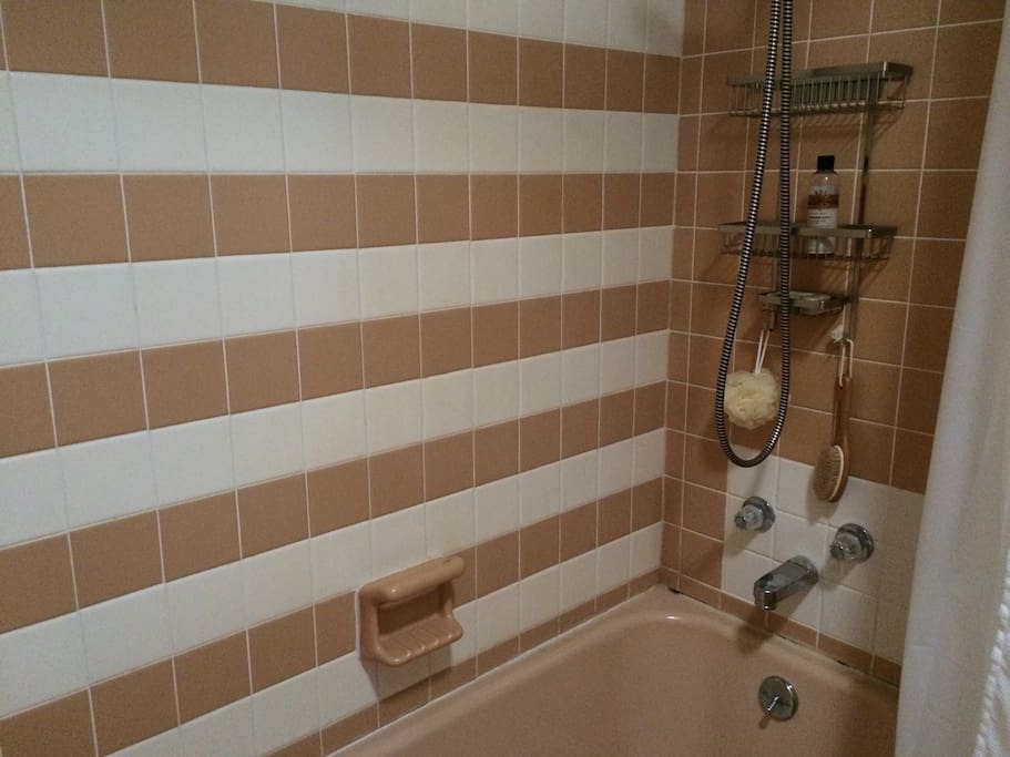 Shower and bathtub