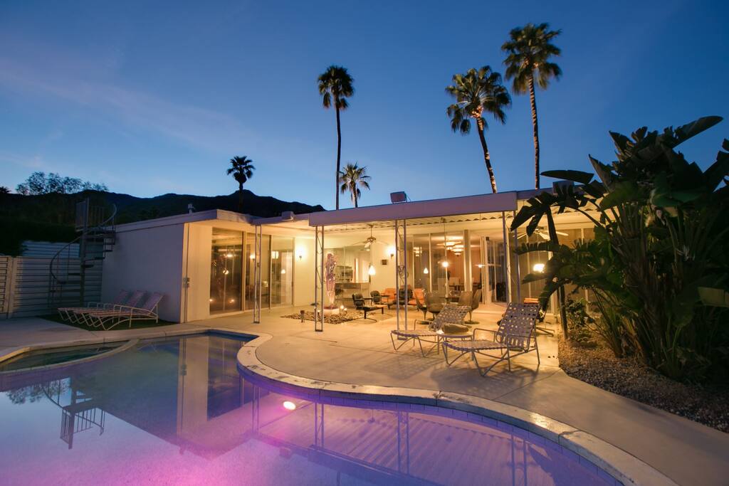 House at night