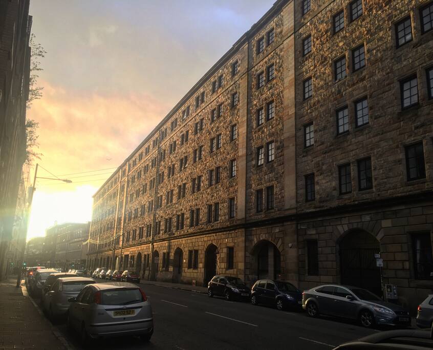 Neighbourhood at sunset