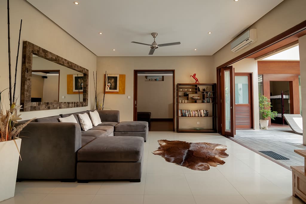 Open spaces to relax in