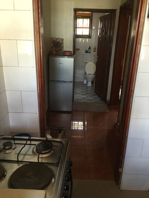 Kitchen and bathroom
