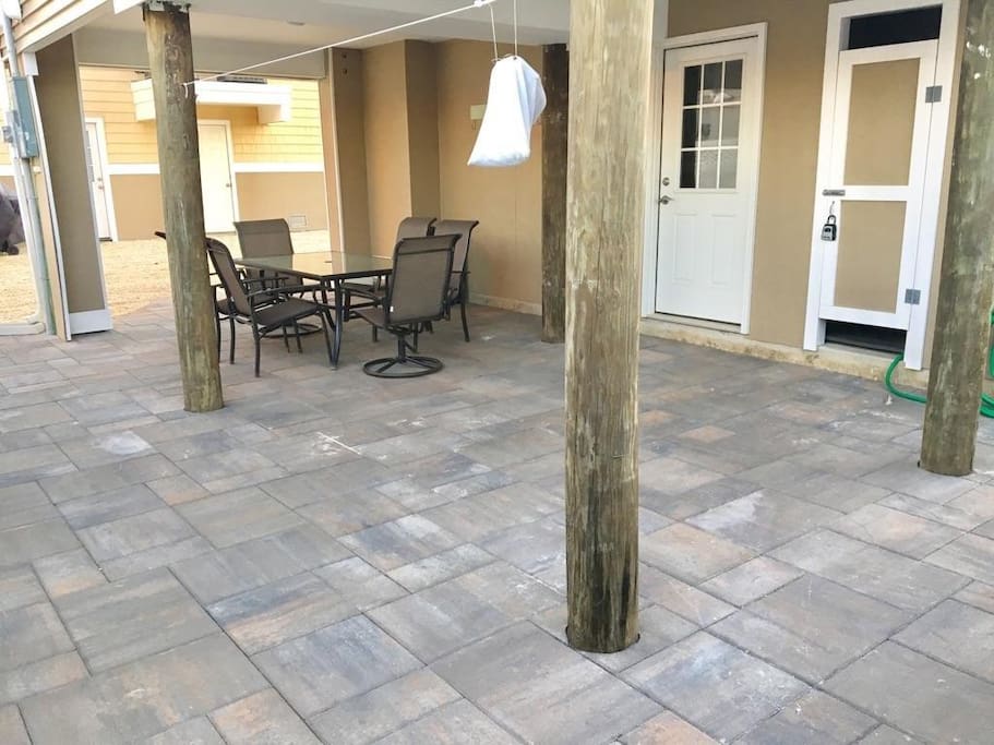 Ground floor patio